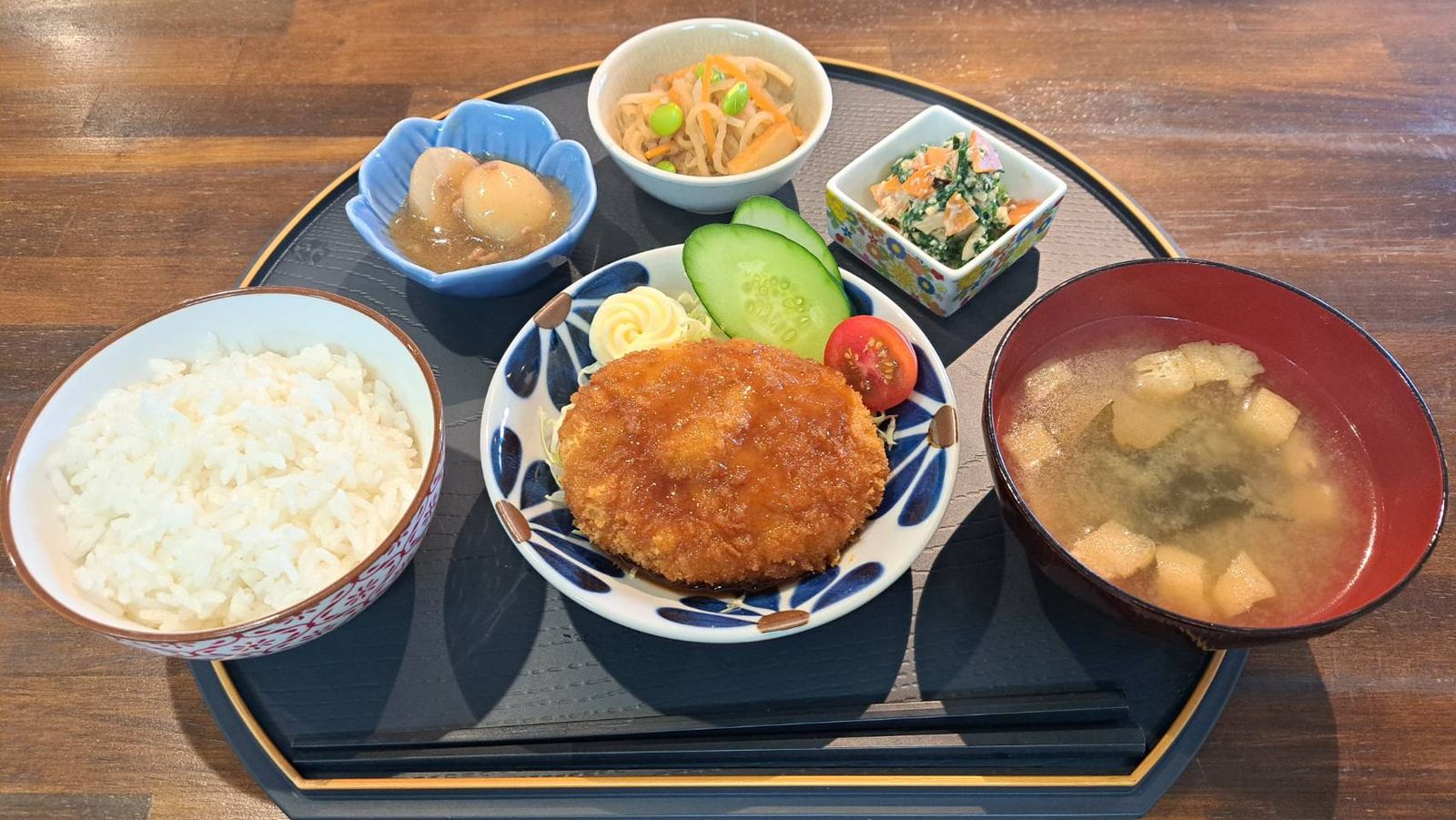 手づくり定食の一例