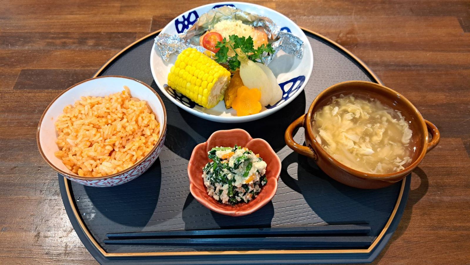 手づくり定食の一例